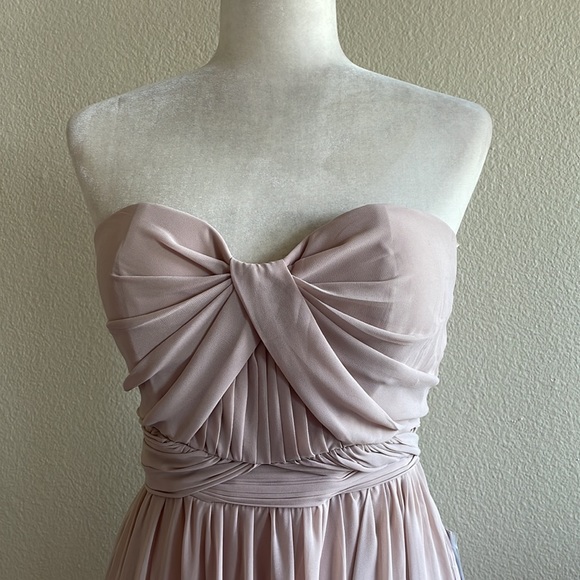 BIRDY GREY - GRACE CONVERTIBLE DRESS - CHIFFON TAUPE - Picture 6 of 10